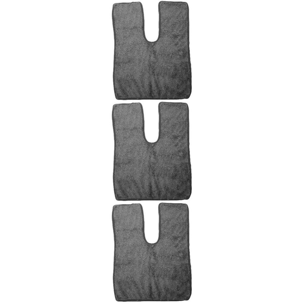 NULYLU 3pcs Fleece Hair Drying Towel Ultra Absorbent Quick Drying Wrap for Salon Spa Use Lightweight Comfortable Microfiber Towel for Facials Bathing and Makeup