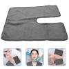 NULYLU 3pcs Fleece Hair Drying Towel Ultra Absorbent Quick Drying Wrap for Salon Spa Use Lightweight Comfortable Microfiber Towel for Facials Bathing and Makeup view 3