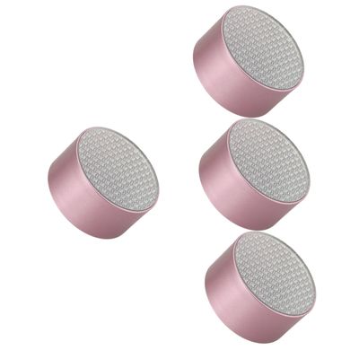 PAMINGONO 4pcs Ergonomic Dual-Sided Foot File Hair Remover Trimmer for Smooth Skin for Men Women and Seniors Design in Finish