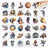 102 PCS Individually Wrapped Space Temporary Tattoo for kids - Planet Astronaut Rockets Temporary for Girls Boy Body Arm Shoulder Cute Tattoos Stickers, Birthday Party Supplies Gifts for Kids view 1