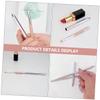BELLIFFY 3pcs Lipstick Applicator Brush Cap Portable Synthetic Bristles Makeup Tool for Lip Gloss and Cosmetics for Travel and Everyday Use for Makeup view 4
