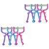 BELLIFFY 6pcs Facial Hair Epilators for Painless Hair Removal Portable Spring Shavers for Women Men for Smooth Skin Forehead Cheeks Upper Lip Chin view 1