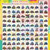 102 PCS Individually Wrapped Monster Trucks Temporary Tattoo for kids - Monster Truck Temporary for Girls Boy Body Arm Shoulder Cute Tattoos Stickers, Birthday Party Supplies Gifts for Kids view 2
