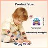 102 PCS Individually Wrapped Monster Trucks Temporary Tattoo for kids - Monster Truck Temporary for Girls Boy Body Arm Shoulder Cute Tattoos Stickers, Birthday Party Supplies Gifts for Kids view 3