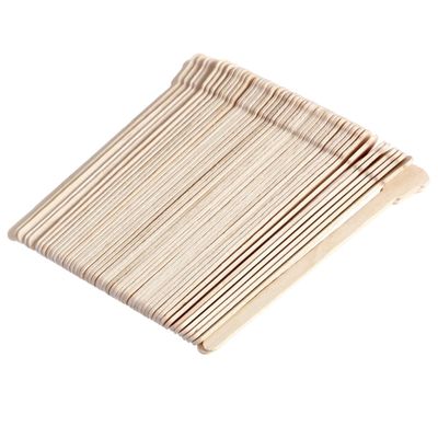 CANIGHT 150pcs Wooden Wax Spatulas Disposable Applicator Sticks for Hair Removal Original Wooden Color for Home Salon Use Compatible Wax