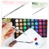 BELLIFFY 4pcs Stainless Steel Mixing Bar for Cosmetics Embossing Tool for Foundation Eye Shadow and Concealer Easy to Clean and Stylish Mixing Stick Silver view 2