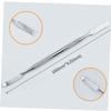 BELLIFFY 4pcs Stainless Steel Mixing Bar for Cosmetics Embossing Tool for Foundation Eye Shadow and Concealer Easy to Clean and Stylish Mixing Stick Silver view 3