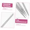 BELLIFFY 12pcs Stainless Steel Cuticle Pusher Nail Care Tools Manicure Tool Kit Cuticle Trimmer Pusher Sticks for Salon Home Use view 3