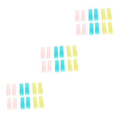 BELLIFFY 36pcs Silicone Cuticle Scissor Handle Covers Non- Protective Sleeves for Tweezers and Nail Trimmers Lightweight and Portable for Nail Art and Grooming