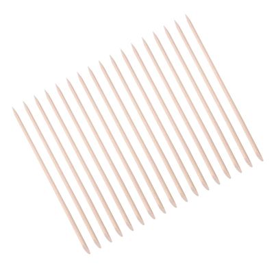 CANIGHT 200pcs Wooden Nail Art Sticks Double-end Manicure Tools for Dead Skin Cuticle Cleaning for Home Salon Use Lightweight Easy to Carry