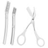 SKISUNO 1set Eyebrow Shaping Kit Eyebrow Trimmer Scissor for Precise Grooming Lightweight Portable Beauty Tool for Safe view 1