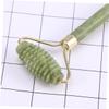 BEBEMOKO 2pcs Natural Jade Massaging Scraper and Roller Facial Relaxation Gua Tool for Neck Face and Skin Care Soothing Massage Board Roller view 4