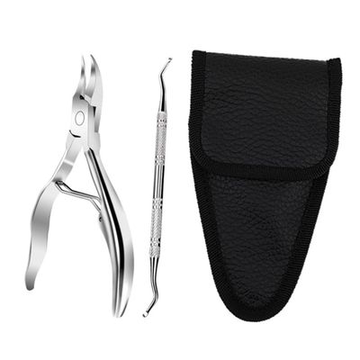Stainless Steel Nail Pliers Trimmer with Cover for Manicure