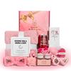 12 Pcs Birthday Gifts for Women, Self Care Gifts, Unique Relaxing Spa Gift Basket with Luxury Flannel Blanket, Get Well Soon Gifts for Women, Mom, Friends, Sister, Wife, Mother's Day,Valentine's Day view 1