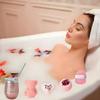 12 Pcs Birthday Gifts for Women, Self Care Gifts, Unique Relaxing Spa Gift Basket with Luxury Flannel Blanket, Get Well Soon Gifts for Women, Mom, Friends, Sister, Wife, Mother's Day,Valentine's Day view 3