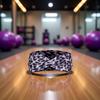 1 Pcs Purple Fashion Women Leopard Print Cross Elastic Headband Gym Hairband Hair Women's Fashion Headbands,Purple Cheetah Print Headband,Hair Accessories view 3