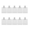 10 Pcs Portable Fluid Packing Bags , Cosmetic Bags 2022 New Travel Size Refillable Empty Squeeze Pouch, Premium Clear Travel Pouches for Toiletry, Lotion Shampoo Shower Gel Squeezable Bags (30ml) view 1