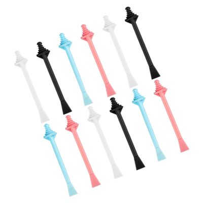 NULYLU 12pcs Disposable Nose Hair Removal Wax Sticks for Nostril Cleaning Small Waxing Applicator for Personal Care and Grooming