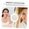 BELLIFFY 300pcs Thickened Three Layer Facial Cotton Pads Soft Makeup Remover Rounds for Skin Care Lightweight and Cleansing Pads for Makeup Application and Removal view 2