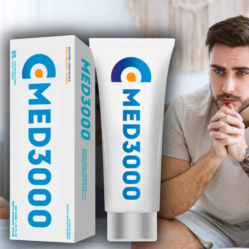 Clinically Proven Med3000 Gel for Men - Effective Topical Gel for Erectile Support and Performance Enhancement