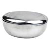MUSISALY Men's Razor Brush and Shaving Bowl Stainless Steel Shaving Bowl Lid Accessory view 1