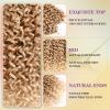 Silke 6packs 14 inch Curly Crochet Hair Water Wave Gogo Curl Ocean Wave Crochet Braids Omber Hair Extensions For Women (T27/613, 14) view 3