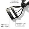 Beauty Power Eyelash Curler - Precision Lash Lift in Seconds with 5 Replacement Pads, Eyebrow Brush & Satin Travel Bag - Gentle & Safe, German Stainless Steel for Perfect Extra Curls - Gift (Black) view 2
