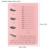 Acrylic 2 in 1 Eyelash Extensions Tray Lash Display and Storage Pad with Scale for Beauty Salon view 2