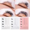 Acrylic 2 in 1 Eyelash Extensions Tray Lash Display and Storage Pad with Scale for Beauty Salon view 4