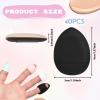 40 Pcs Mini Makeup Sponge & Powder Puff Set - Dual Use (Dry/Wet) Soft Blending Sponge for Liquid Foundation, Concealer, Setting Powder - Travel Size Face Puff for Precise Makeup Application view 2