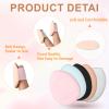 40 Pcs Mini Makeup Sponge & Powder Puff Set - Dual Use (Dry/Wet) Soft Blending Sponge for Liquid Foundation, Concealer, Setting Powder - Travel Size Face Puff for Precise Makeup Application view 3