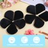 20 Pcs Triangle Makeup Puffs, Dual-Side Soft Powder Puff for Loose & Setting Powder, Reusable Face Makeup Sponges, Professional Blending and Baking, Black view 3