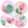 BELLIFFY 3pcs Makeup Brush Cleaning Mats Silicone Cleaning Pad Makeup Tool Cleaner for Brush Rinsing view 3