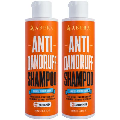 ABERA Anti Dandruff Shampoo for Stronger Hair & Healthier Scalp, Nourishes, Supports and Promotes Hair Growth, Get Rid of Dandruff, Set of 2