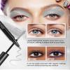 Glitter Gold Mascara and Eyeliner Set, Metallic Shimmer Mascara Volume and Length, Waterproof Long Lasting Liquid Eyeliner Pencil, Mascaras for Eyelash & Eye Liner Duo for Women Christmas Makeup Gift view 4