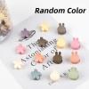100Pcs Colorful Mini Flower Hair Clips Set, TEBIEKOY Small Hair Clips Mini Hair Claw Clip Bunny Ear Hair Clip Cute Jaw Clips Hair Pins Hair Barrettes Tiny Flower Hair Accessories for Women view 3