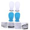 ASAKKURA 2pairs Portable Paraffin Wax Gloves Reusable Exfoliating Mitts for Hand and Foot Care Moisturizing Treatment for and Beauty Salons view 3