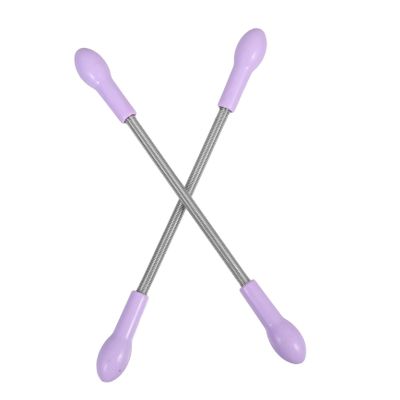 Toyvian 2pcs Portable Spring Epilator Hair Removal Tool for Women Stainless Steel Facial Hair Threading Device for Chin Cheek Upper Lip Quick and Extraction