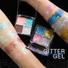 FANDAMEI Face Glitter, Body Glitter for Women, 2PCS 8 Colors Glitter Gel for Face, Hair Glitter for Kids, Fairy Rave Mermaid Makeup view 3