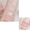 9 Colors Glitter Shimmer Eyeshadow Makeup Palette, Korean Natural Eye Shadow Palettes Highly Pigmented Long Lasting Waterproof Blendable sombras para ojos Pink Golden Brown Women Girls Eye Shadow view 2