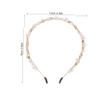 Toyvian 1pc Alloy Sea Star Hair Design Headband Elegant Wedding Headdress for Women Fashion Hair Accessory for Parties Engagements and Daily Use view 2