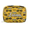 Ioracida Custom Name Cosmetic Bag, Cartoon Truck Personalized Bridesmaid Makeup Bag, Personalised Gift for Bridesmaid, Excavator Construction Travel Makeup Bag, Bridesmaid Gifts, Organizer view 1