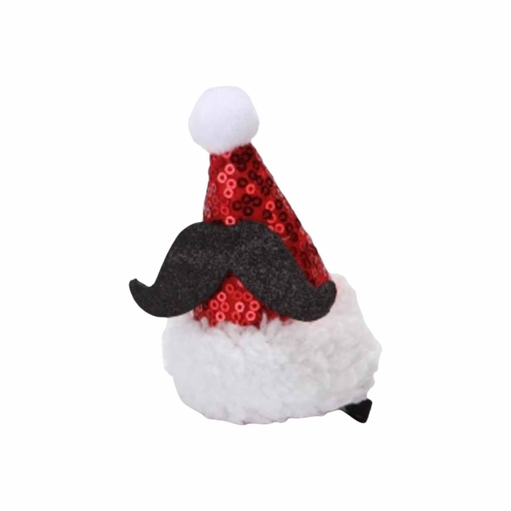 Christmas Hat Hairclips, Red Sequins Small Hats Headwear Hair Clips, Antler Hair Barrettes Snowflake Hairpin for Women Hair Accessories, (D)