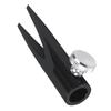 Toyvian Eyeliner Pencil Sharpener -Shaped Slots Dual-Sided Makeup Tool for Eyebrow Lip and Eyeliner Pencils Compact Aluminium Alloy Design Easy to Carry and Use view 1
