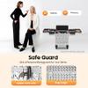 Ginelm Large Capacity Makeup Organizer for Professional, Stylist Beauty Salon Cosmetic Luggage, Travel Makeup Case with Lock, for Barber Stores, Hairdressing Colleges, Homes view 4