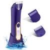 Bikini Trimmer for Women,Wet/Dry Personal Pubic Hair Trimmer Womens Electric Razors Shaver for Underarm Leg Arm Body Hair Private Area,LED Light Ceramic Blade IPX7 Waterproof Rechargeable LCD Display view 1