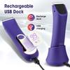 Bikini Trimmer for Women,Wet/Dry Personal Pubic Hair Trimmer Womens Electric Razors Shaver for Underarm Leg Arm Body Hair Private Area,LED Light Ceramic Blade IPX7 Waterproof Rechargeable LCD Display view 4