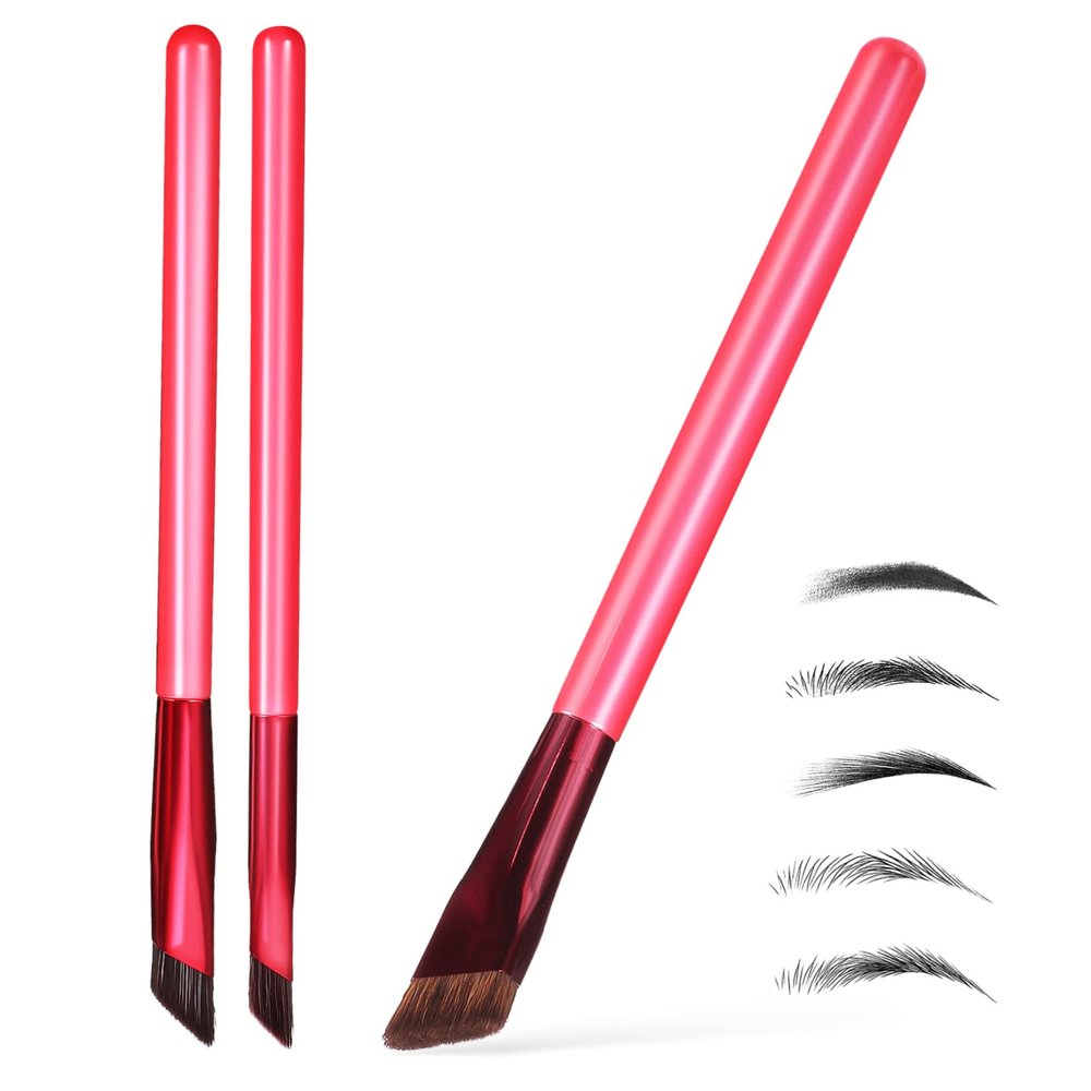 Toyvian 3pcs Realistic Eyebrow Brush Professional Makeup Brushes Brow Kit for Women Eyelash Beauty Tool Natural Brows Shaper