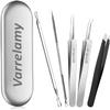 Blackhead Remover Pimple Popper Tool Kit - (5 Piece Kit) - Professional Stainless Pimples Comedone Extractor Removal Tool view 1
