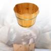 FashionCha Wooden Footbath Basin High Foot Tub Double Handle Reusable Foot Tub Bucket Foot Washing Barrel Basin Tub for Bedroom Bathroom, L view 3
